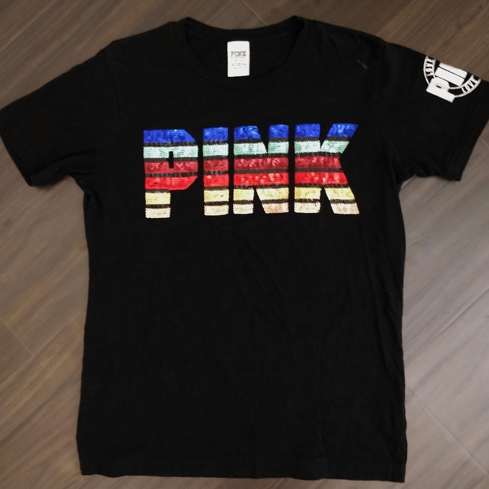 Victoria's Secret PINK Bling Campus Tee